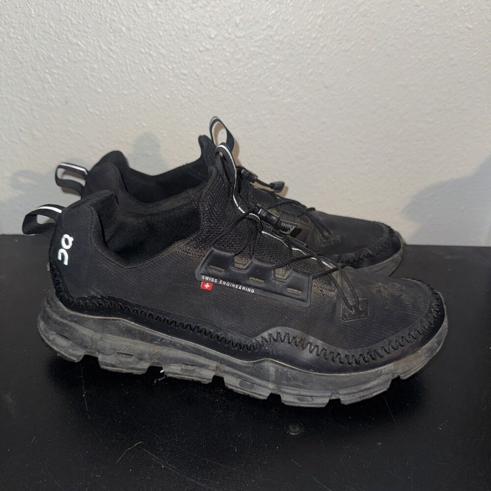 On Cloud Cloudaway Men 11 Black Rock Low Top CloudTec Running Athletic Sneaker